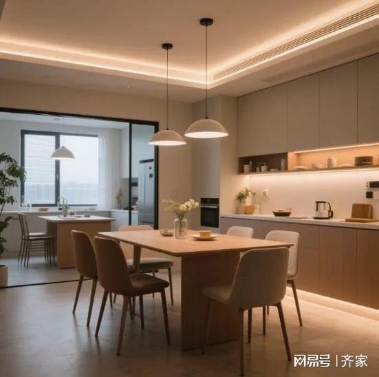 代简约餐厅温馨到犯规！开元棋牌哇塞 这家的现(图2)